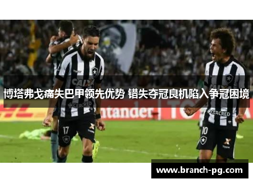 博塔弗戈痛失巴甲领先优势 错失夺冠良机陷入争冠困境 博塔弗戈痛失巴甲领先优势 错失夺冠良机陷入争冠困境